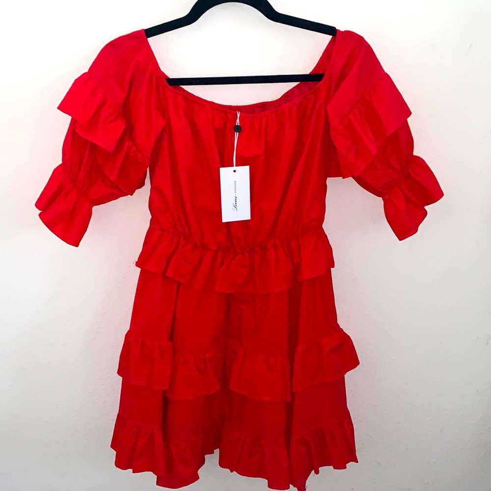 Lovers and Friends Ref Ruffle Dress